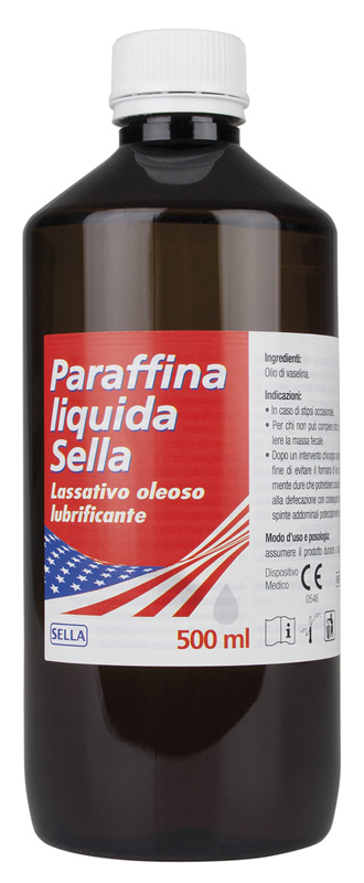 PARAFFINA LIQUIDA MD LASSATIVO 500 ML SELLA - Farmacia Del Monaco