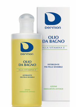 DERMON OLIO DOCCIA VITAMINA E 200 ML - Farmacia Del Monaco