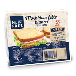NUTRIFREE MORBIDO A FETTE BIANCO 165 G - Farmacia Del Monaco