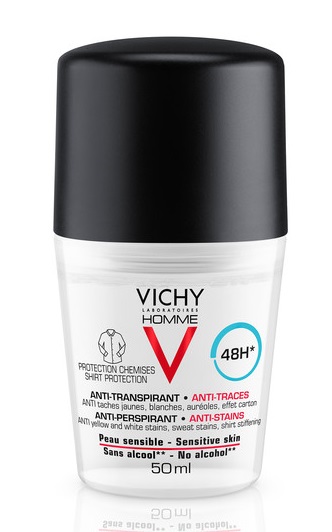 VICHY HOMME DEO ANTI-MACCHIE 50 ML - Farmacia Del Monaco