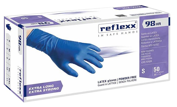 GUANTI LATTICE SENZA POLVERE LARGE 100 PEZZI GAMMADIS - Farmacia Del Monaco