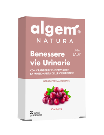 ALGEM LADY BENESSERE VIE URINARIE 20 CAPSULE 710 MG - Farmacia Del Monaco