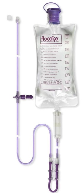 FLOCARE SACCA CON DEFLUSSORE DA 2 LITRI PER NUTRIPOMPA INFINITY - Farmacia Del Monaco
