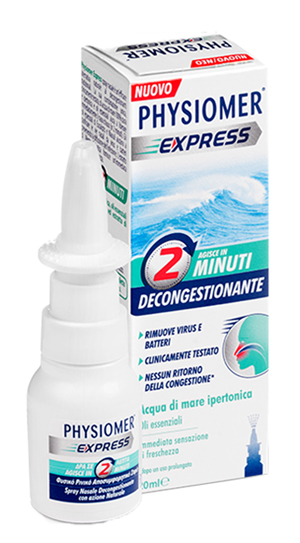 SPRAY NASALE PHYSIOMER EXPRESS SPRAY 20 ML - Farmacia Del Monaco