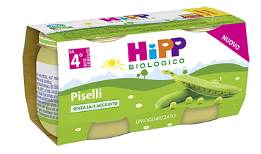 HIPP BIO OMOGENEIZZATO PISELLI 2X80 G - Farmacia Del Monaco
