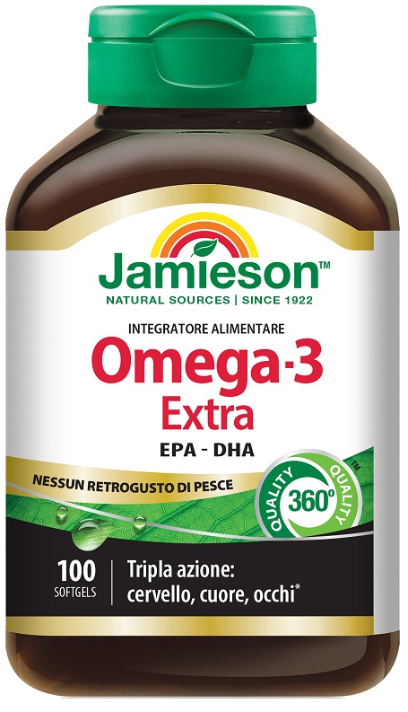 JAMIESON OMEGA 3 EXTRA 100 PERLE - Farmacia Del Monaco