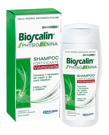 BIOSCALIN PHYSIOGENINA SHAMPOO FORTIFICANTE VOLUMIZZANTE 200 ML - Farmacia Del Monaco