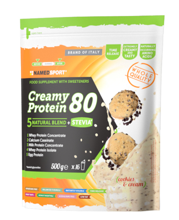 CREAMY PROTEIN 80 COOKIES & CREAM 500 G - Farmacia Del Monaco