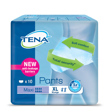 PANNOLONE PULL UP TENA PANTS MAXI TAGLIA EXTRA LARGE 10 PEZZI - Farmacia Del Monaco