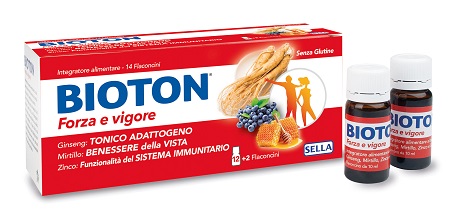 BIOTON GINSENG FORZA VIG 14 FLACONCINI - Farmacia Del Monaco