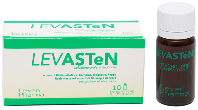 LEVASTEN 10 FLACONCINI DA 10 ML - Farmacia Del Monaco