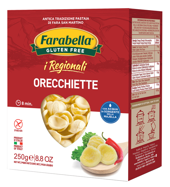 FARABELLA ORECCHIETTE I REGIONALI PASTA FRESCA STABILIZZATA 250 G - Farmacia Del Monaco