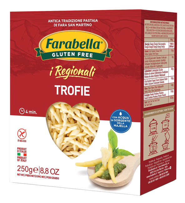 FARABELLA TROFIE I REGIONALI PASTA FRESCA STABILIZZATA 250 G - Farmacia Del Monaco