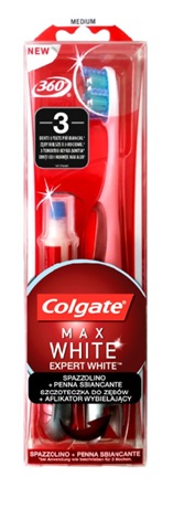 COLGATE EXPERT WHITE SPAZZOLINO + PENNA SBIANCANTE - Farmacia Del Monaco