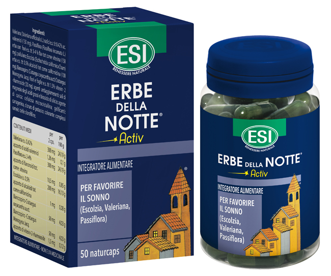 ESI ERBE DELLA NOTTE ACTIV 50 CAPSULE - Farmacia Del Monaco