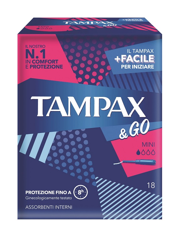 TAMPAX & GO MINI 18 PEZZI - Farmacia Del Monaco
