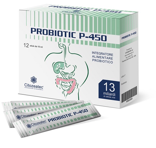 PROBIOTIC P-450 12 STICK MONODOSE 10 ML - Farmacia Del Monaco