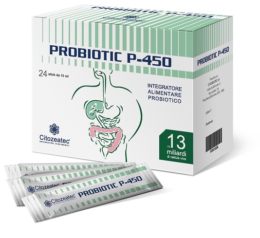 PROBIOTIC P-450 24 STICK MONODOSE 10 ML - Farmacia Del Monaco
