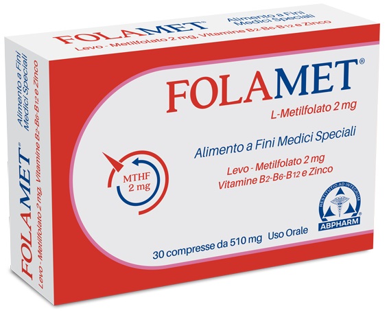 FOLAMET 30 COMPRESSE 500 MG - Farmacia Del Monaco
