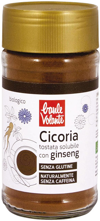 BAULE VOLANTE CICORIA TOSTATA SOLUBILE CON GINSENG 100 G - Farmacia Del Monaco