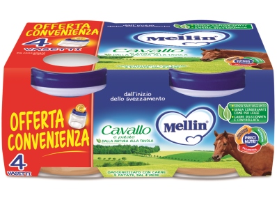 MELLIN OMOGENEIZZATO CAVALLO 4 X 80 G - Farmacia Del Monaco