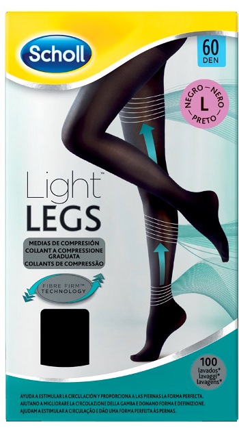 SCHOLL LIGHTLEGS 60 DENARI TAGLIA L COLORE NERO 1 PAIO - Farmacia Del Monaco