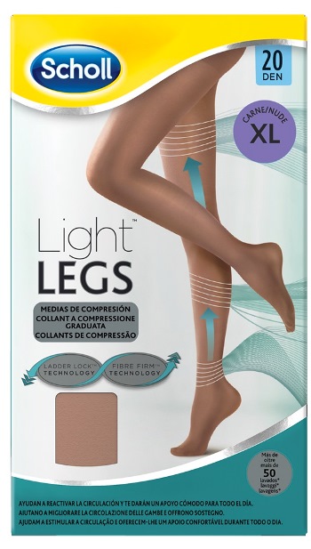 SCHOLL LIGHTLEGS 20 DENARI TAGLIA XL COLORE NUDE 1 PAIO - Farmacia Del Monaco