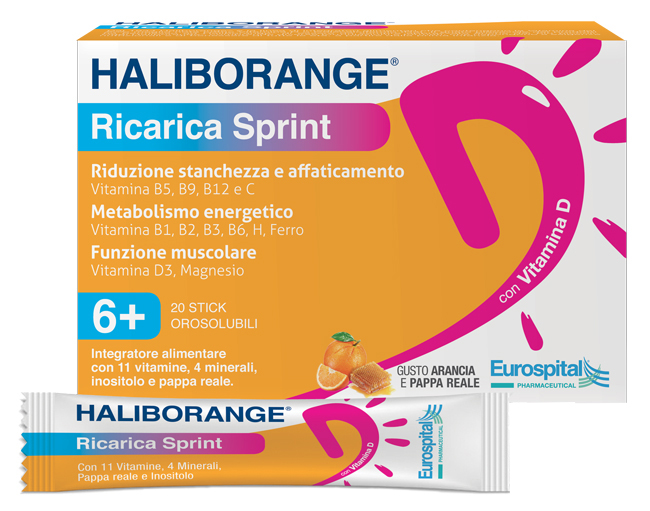 HALIBORANGE RICARICA SPRINT 20 STICK PACK 2 G - Farmacia Del Monaco