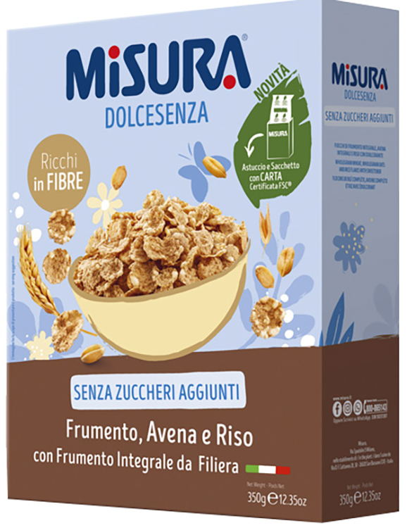 MISURA FIOCCHI DOLCE SENZA INTEGRALI 350 G - Farmacia Del Monaco