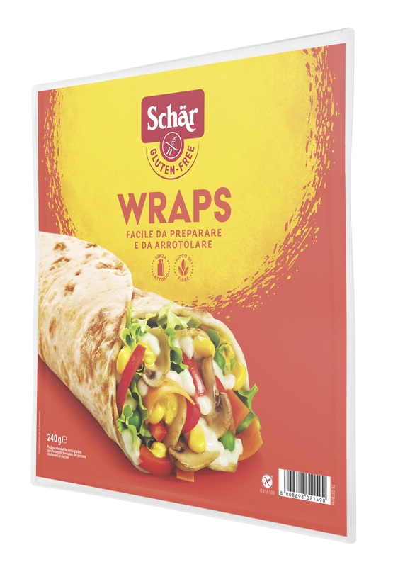 SCHAR WRAPS PIADINA ARROTOLABILE SENZA LATTOSIO 240 G - Farmacia Del Monaco