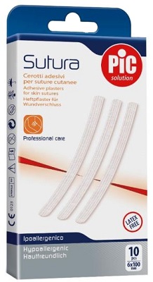 CEROTTO PER SUTURA PIC SOLUTION 6 X 100 MM 10 PEZZI - Farmacia Del Monaco