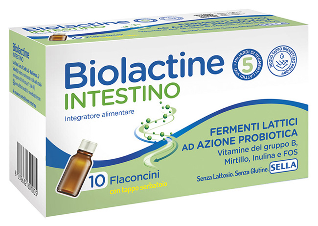 BIOLACTINE INTESTINO 5MLD 10 FLACONCINI 9 ML - Farmacia Del Monaco