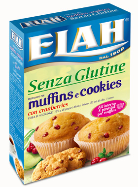 ELAH PREPARATO PER MUFFIN E COOKIES CON CRANBERRIES 190 G - Farmacia Del Monaco