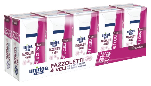 UNIDEA FAZZOLETTI 10 PACCHETTI 9 PEZZI - Farmacia Del Monaco