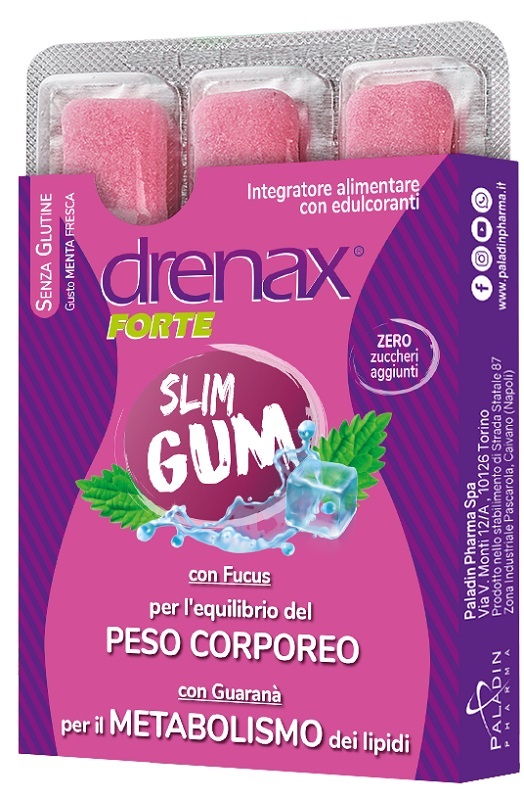 DRENAX SLIM DIMAGRANTE 9 GUM - Farmacia Del Monaco