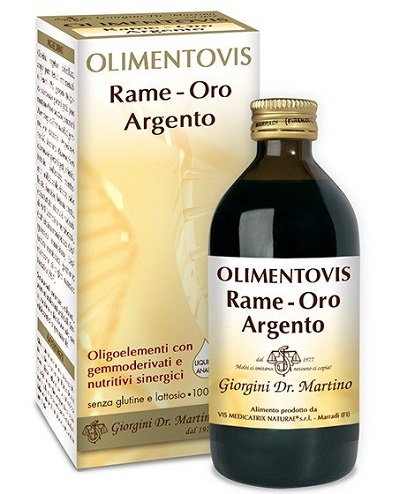 RAME ORO ARGENTO OLIMENTOVIS 200 ML - Farmacia Del Monaco