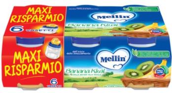 MELLIN OMOGENEIZZATO BANANA KIWI 6 X 100 G - Farmacia Del Monaco