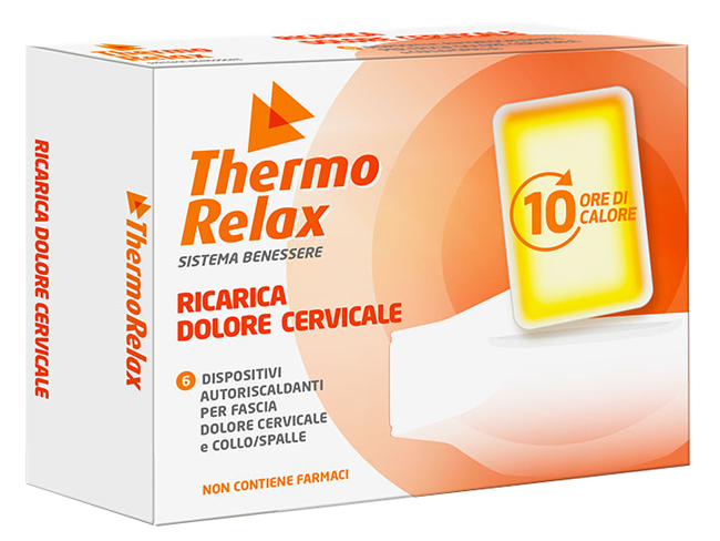 THERMORELAX RICARICA PER FASCIA DOLORE CERVICALE 6 DISPOSITIVI AUTORISCALDANTI - Farmacia Del Monaco