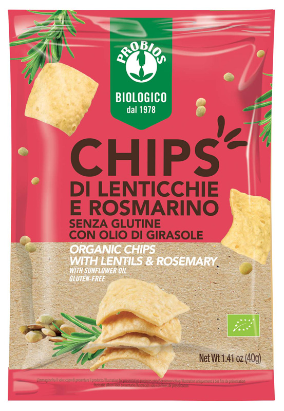 PROBIOS CHIPS DI LENTICCHIE ROSMARINO - Farmacia Del Monaco