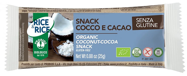RICE&RICE SNACK COCCO CACAO 25 G - Farmacia Del Monaco