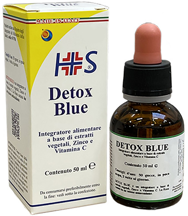 DETOX BLUE GOCCE 50 ML - Farmacia Del Monaco