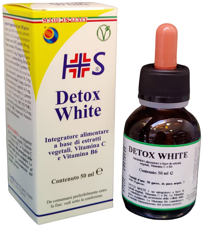 DETOX WHITE GOCCE 50 ML - Farmacia Del Monaco
