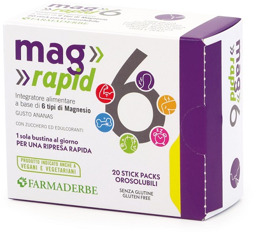 MAG 6 RAPID 20 STICK DA 1,5 G - Farmacia Del Monaco