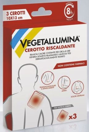 VEGETALLUMINA CEROTTO RISCALDANTE 3 PEZZI - Farmacia Del Monaco