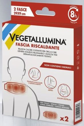 VEGETALLUMINA FASCIA RISCALDANTE 2 PEZZI - Farmacia Del Monaco
