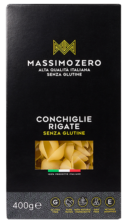 MASSIMO ZERO CONCHIGLIE RIGATE 400 G - Farmacia Del Monaco