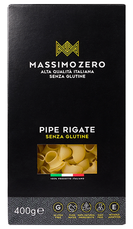 MASSIMO ZERO PIPE RIGATE 400 G - Farmacia Del Monaco