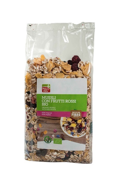 MUESLI FRUTTI ROSSI BIO 375 G - Farmacia Del Monaco