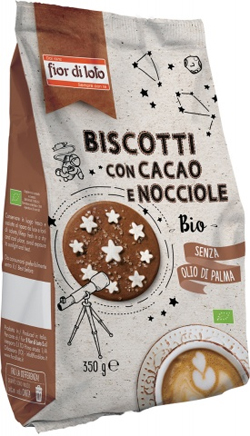 BISCOTTI CON CACAO E NOCCIOLE 350 G - Farmacia Del Monaco