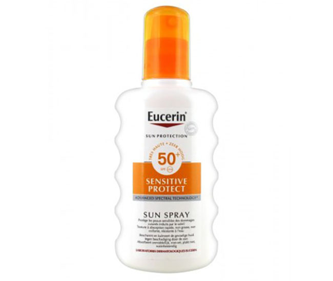 EUCERIN SUN SPRAY FP50+ NO PROFUMO 200 ML - Farmacia Del Monaco